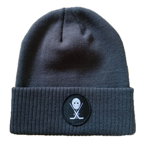 100% Acrylic Custom Adults Plain Toque Knitted Woven Label <strong>Beanie</strong> - Product Image 5
