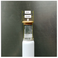 Machine de remplissage semi-automatique pneumatique pour petits flacons aérosols en aluminium avec valve, pour applications chimiques et de boissons de 200 ml