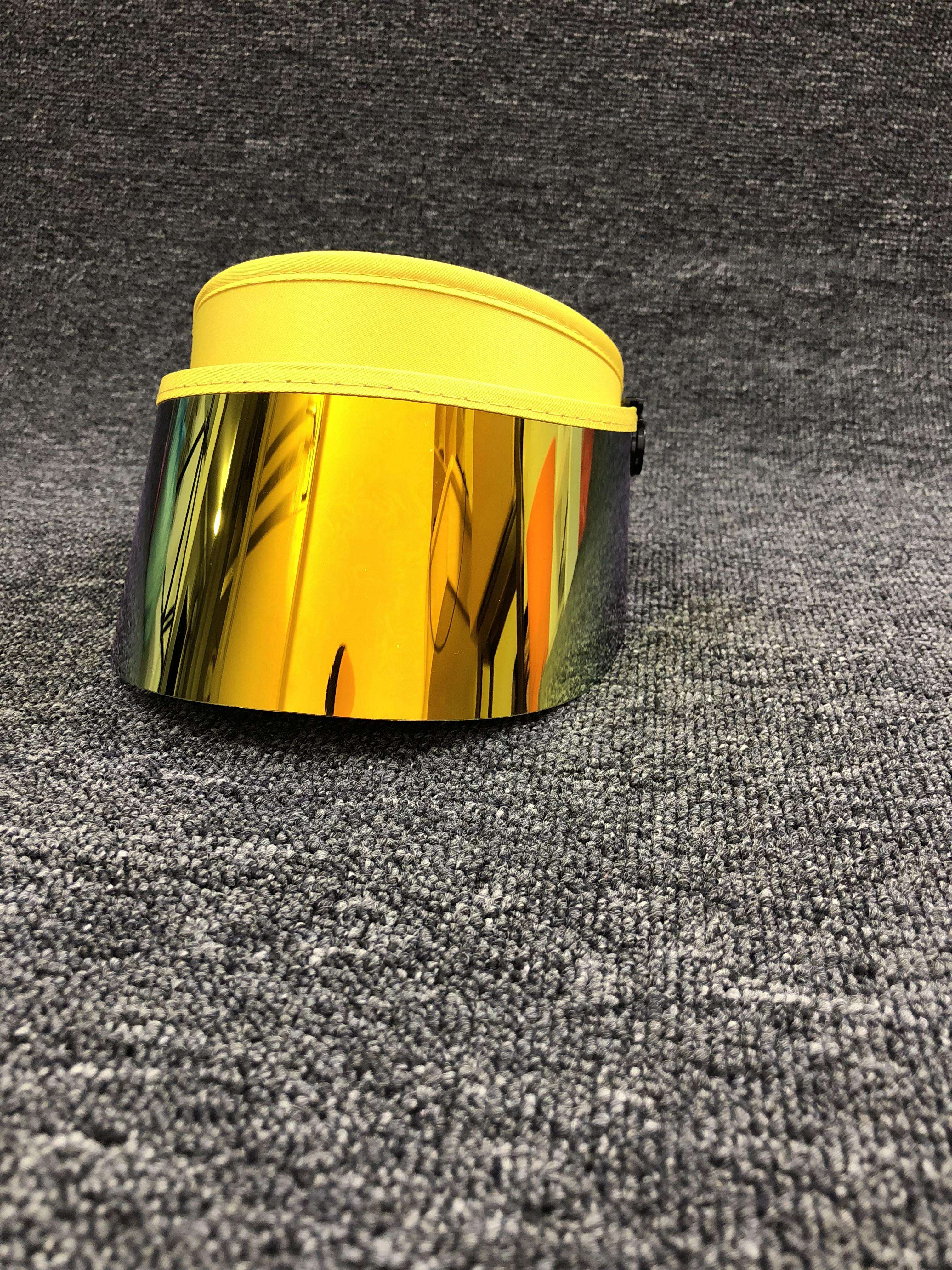 2 Serre-têtes dorés et jaunes