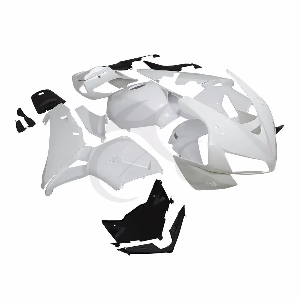 Non verniciata ABS Bianco Ad Iniezione Kit Carena Per Honda CBR600RR CBR 600 RR F5 03-04 XF-4020-W