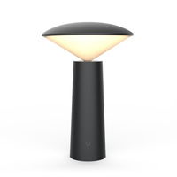 Lampe de bureau LED rechargeable à piles au lithium, mini lampe de nuit, lampe de table avec température de couleur et luminosité réglables