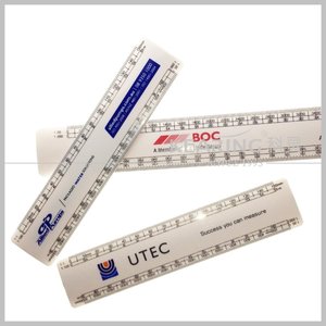 Regla Plana Ovalada <span class=keywords><strong>de</strong></span> Plástico Promocional <span class=keywords><strong>de</strong></span> 15 cm, Reglas <span class=keywords><strong>de</strong></span> Escala Rectas para Ingenieros #   8504 - Product Image 2