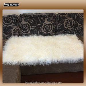 Piel de Oveja Mongola, Tela de Pelo Largo, Piel Genuina - Product Image 4