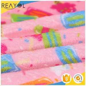 Nuevos productos 2017 caliente suave táctil digital impreso 100 poliéster tejido de lana de coral - Product Image 1