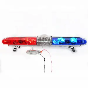 Ambulance Halogen LED Emergency Warning Strobe Light Bar DC12V 24V 1.2m Halogen 23W*4+16W*6 All Cars 12 Months CE EMC