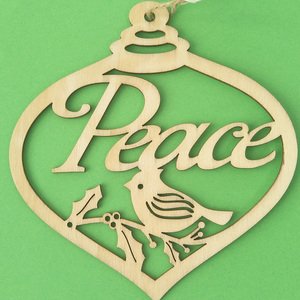 Ornements de Noël personnalisés avec des cerfs, décorations suspendues pour arbre de Noël en <span class=keywords><strong>bois</strong></span> - Product Image 3
