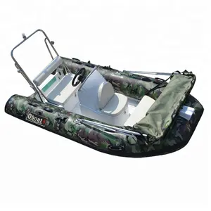 0ver 20 Years Factory 3.3m Small Fiberglass Rigid Hull Inflatable Boats With Outboard Motor