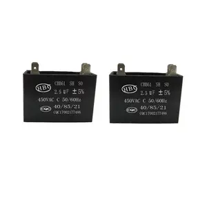 Cbb60 10uF 450v मोटर चलाने संधारित्र 16uF 450v capacitors 25/85/21 cd60 250v मोटर शुरू capacitors