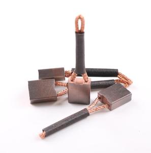 Balais de charbon en cuivre de haute qualité <span class=keywords><strong>12</strong></span> pièces 9x20x24,5 pour pièces de moteur automobile. - Product Image 1