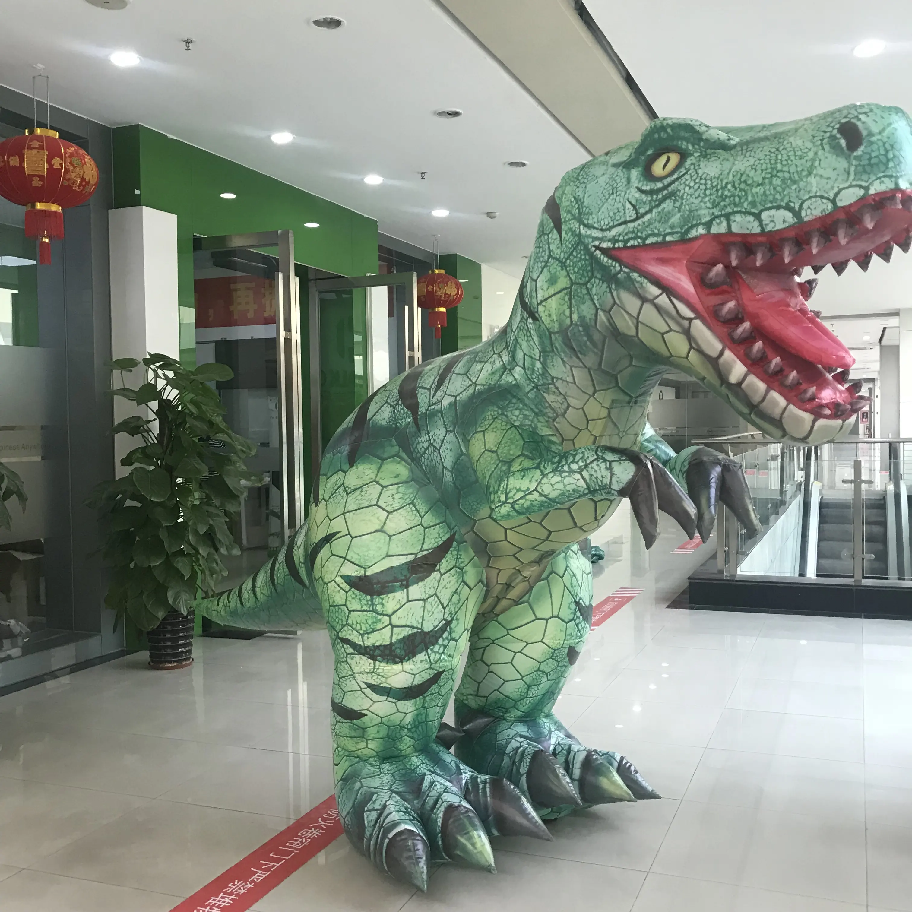 הכי חדש 2 m גדול מקצועי למבוגרים מתנפח דינוזאור תלבושות למכירה