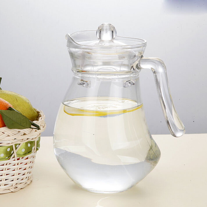 Haonai designed bulk 1.3L glass pitcher