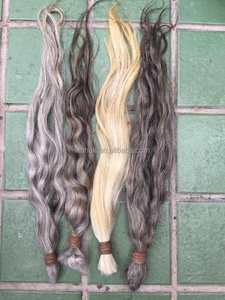 처리되지 않은 러시아 자연 회색 금발 원료 처녀 진정한 머리 - Product Image 5