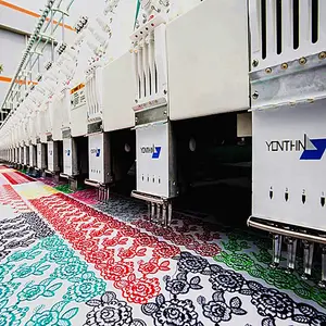 Yonthin mini ordinateur informatisé 12 têtes et 4 têtes prix de la <span class=keywords><strong>machine</strong></span> à broder pour le kenya - Product Image 1