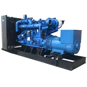 Water cooled 50Hz 625Kva natural gas generator by supermaly