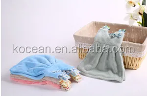 سوبر ماص لينة ومريحة الكرتون اللباس الصوف المرجانية منشفة اليد