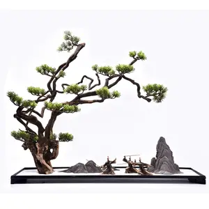 중국 스타일 대형 금속 나무 모양 조각 공예 불교