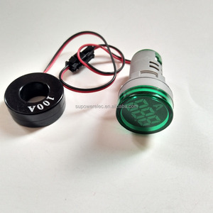 CE RoHS 22 Mét 100A Kỹ Thuật Số Amp Meter Ampe Kế AC Đỏ Xanh Lá Cây Vàng Xanh Trắng LED Chỉ Số Đèn - Product Image 3