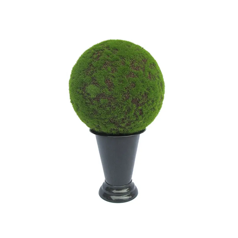 Nuovo prodotto del commercio all'ingrosso artificiale muschio palla per la decorazione