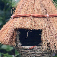 Nichoir d'extérieur en herbe pour oiseaux - Pochettes de repos pour oiseaux