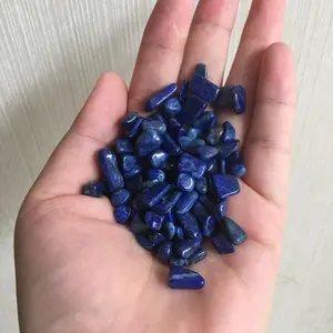 Natural Polished Lapis Lazuli Crystal Gravel Tumbled Stone Garden Fishbowl