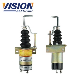Solenoide de tracción de 12v, piezas de excavadora 366-07197 36607198, motor diésel, 12v, 24V, válvula solenoide generadora 36607197 - Product Image 5
