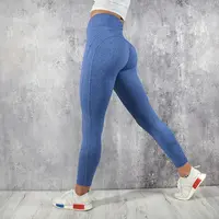 Nhà Máy Nylon V Cắt Dây Thắt Lưng Xà Cạp Phụ Nữ Màu Đen Workout Fitness Tights Phòng Tập Thể Dục Thể Thao Mặc Tights Nâng Butt Enhancer Quần Yoga