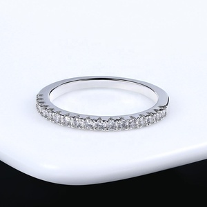 Vendita Calda Set di Anelli da Sposa Due in Uno con Zirconia Cubica per Donne, Anelli di Fidanzamento all'Ingrosso - Product Image 6