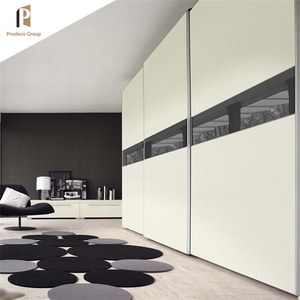 Vendita Diretta dal Produttore, <span class=keywords><strong>Armadio</strong></span> Moderno <span class=keywords><strong>Bianco</strong></span> Lucido con Ante Scorrevoli in MDF, per Hotel e Ville, Design Personalizzabile - Product Image 2