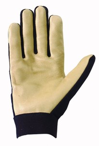reforzado con los dedos de grano de cuero de piel de cerdo al aire libre guantes de trabajo - Product Image 2