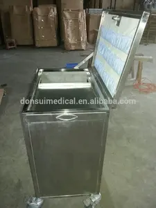 CE Ha Approvato Mobile Spogliatoio In Acciaio Inox Carrello Strumento Carrello Medico Trolley Carrello