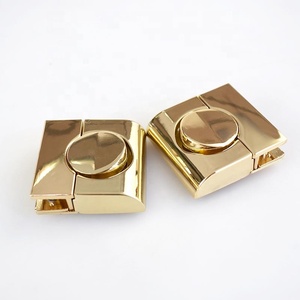 Meetee KY389 Vuông Túi Xách Hợp Kim Bag Buckle Đẩy Snap Thay Thế Clasp <span class=keywords><strong>DIY</strong></span> Craft Phụ Kiện Ổ Khóa - Product Image 6