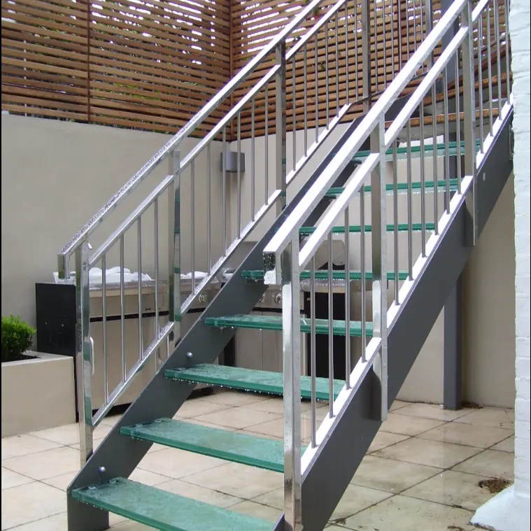 Outdoor metal staircase galvanized stairs for sale