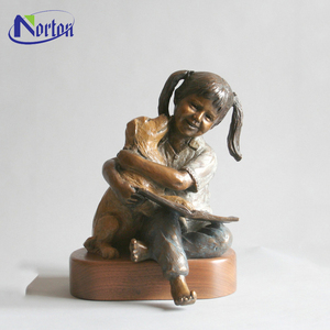 Décoration de jardin extérieure en <span class=keywords><strong>bronze</strong></span> grandeur nature pour enfants, sculpture métal <span class=keywords><strong>laiton</strong></span> pour fille <span class=keywords><strong>et</strong></span> musique, vente en gros sur mesure à bon <span class=keywords><strong>prix</strong></span> - Product Image 5