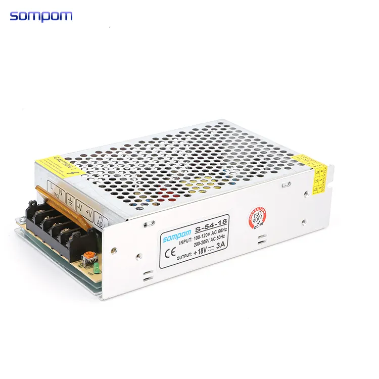 Электрический источник питания 54 Вт, оборудование постоянного тока 18 в, трансформатор, светодиодный источник питания