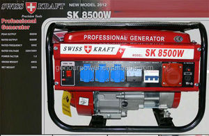 Generador de <span class=keywords><strong>Gasolina</strong></span> POWERVALUE de 7500W, Estilo Kraft, <span class=keywords><strong>Precio</strong></span> de Fábrica, para Uso Doméstico, Modelo SK8500W con Certificación CE, 110/220V, Arranque Eléctrico - Product Image 2