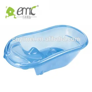 Hot sale transparent plastic hospital baby bathtub