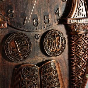 Handmade Oversized Retro Mộc Mạc Trang Trí Bàn Tay Lớn Bằng Gỗ Im Lặng Đồng Hồ Treo Tường Lớn Cổ Điển - Product Image 3