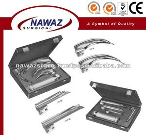 Ensembles Laryngoscope de diagnostic Miller Macintosh Instruments de laryngoscopes chirurgicaux personnalisés de haute qualité en acier inoxydable - Product Image 2