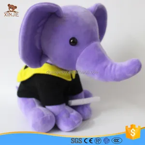 Kunden spezifisches Plüsch-Elefanten spielzeug mit Kleid