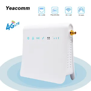 Yeacomm zlt p25 roteador sem fio, baixo custo móvel 4g lte com antena externa