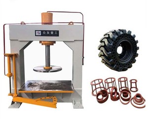 <span class=keywords><strong>Prix</strong></span> de la presse hydraulique pour le changement de pneus pleins de chariot élévateur - Product Image 2