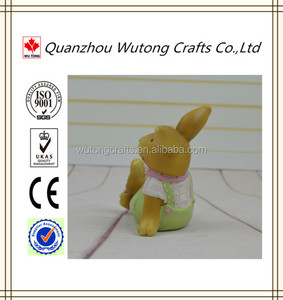 Artesanías de resina Cult figurilla de conejo por encargo recuerdo - Product Image 2