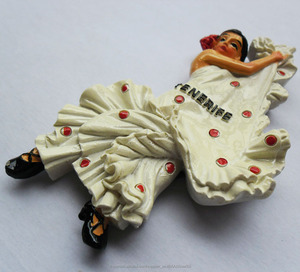 EW00057 imán recuerdo regalo flamenco, recuerdo Tenerife imán fabricante en China - Product Image 3
