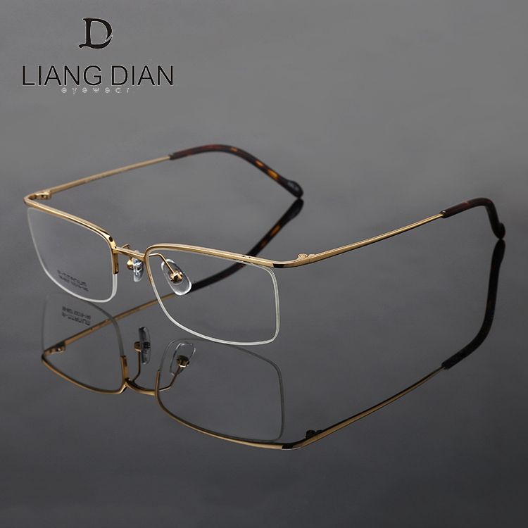 2018 New Design Latest Trendy Metal Titanium Spectacles Eyeglasses Frame  Price