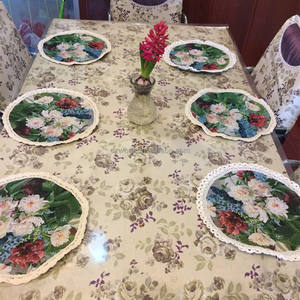 Dernière conceptions Gobelin <span class=keywords><strong>tapisserie</strong></span> tissée jacquard table à manger colorée tapis - Product Image 4