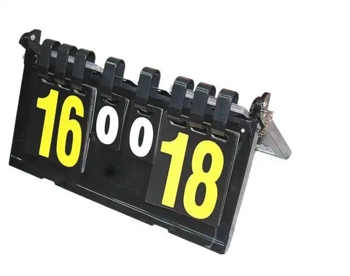 manual volleyball sports score board, folded