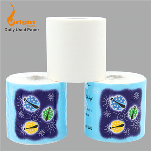 Rolo de papel higiênico do banheiro do hotel do fornecedor chinês 2 camadas macio rolos 3 pacotes