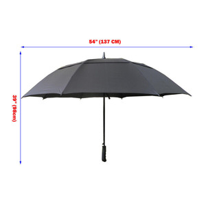 Golf <span class=keywords><strong>Silk</strong></span> Màn Hình In Bóng Đá In Màu Đen Và Trắng Umberellas - Product Image 6