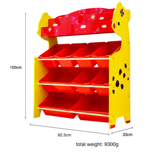 Onshine Holz Buch Lagerung Veranstalter 3 Schichten Spielzeug beliebte Kinder Holz Lagerung Veranstalter Regal Spielzeug für Kinder - Product Image 6