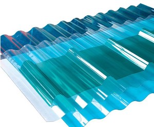 Tôles de toiture ondulées en PC PVC FRP Tuiles de toiture transparentes pour serre auvent - Product Image 6